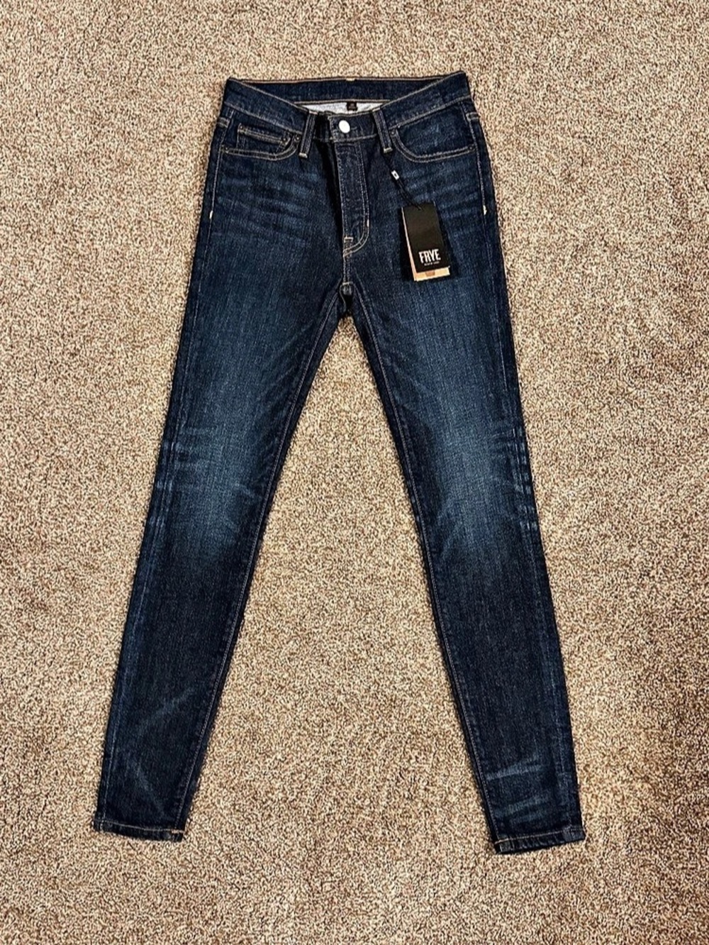 FRYE Skinny Jeans Blue Waist 25 NWT